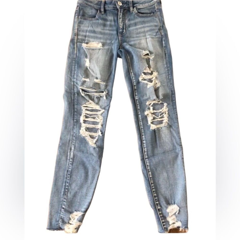 Tinseltown distressed denim jeans, size 5